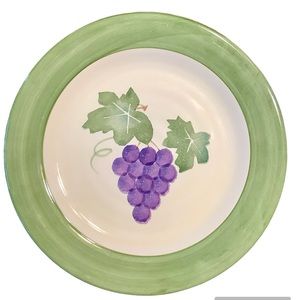 Grape Earthenware Plates by Culinary Arts Studio Collection (4)